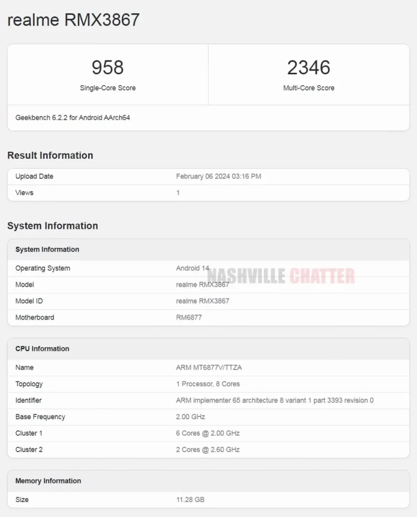 Realme 12+ 5G is likely to get the Dimensity 7050 chipset